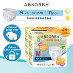 Absorba Super Plus Pull Up Pants - (M) 10+1