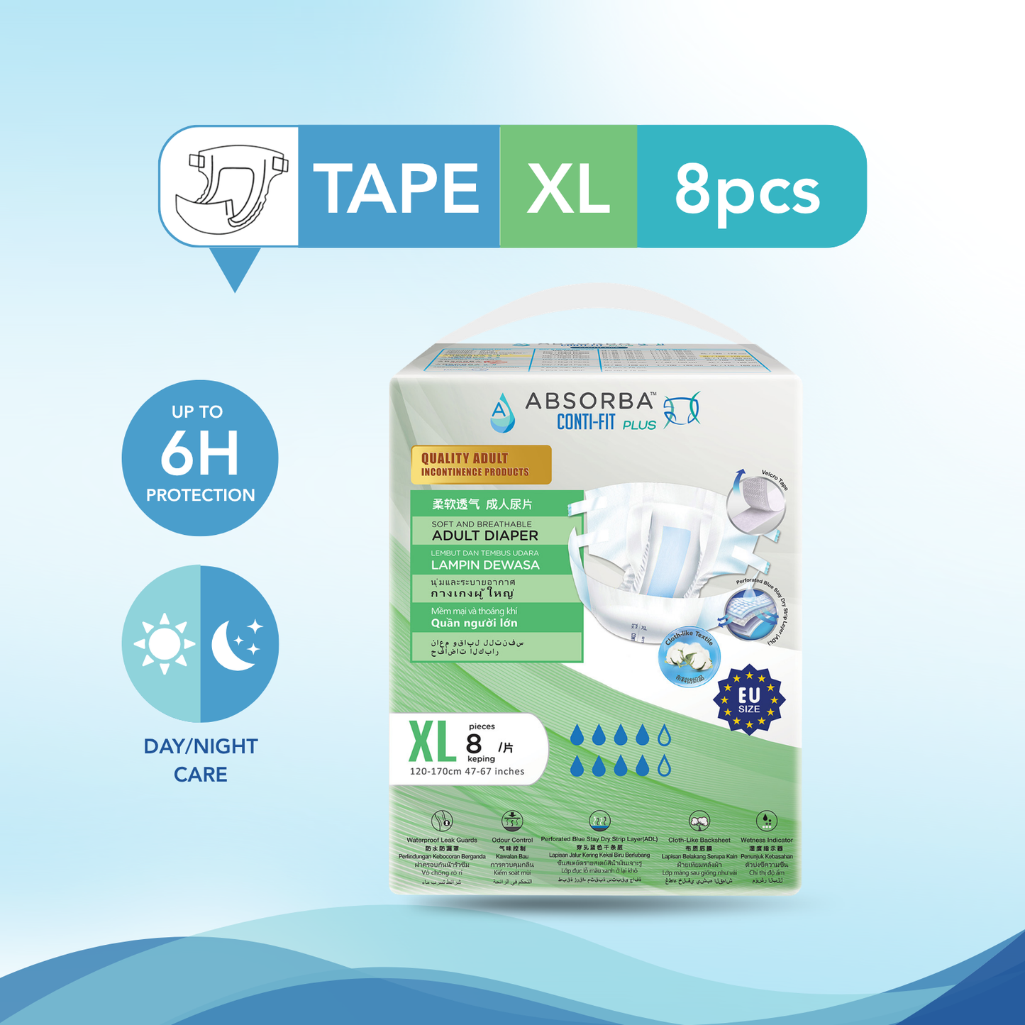 Conti-Fit Plus Adult Diapers
