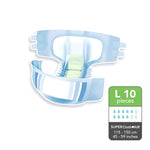 Nateen Super ClothAir (Adult Diapers - 10 Pieces)