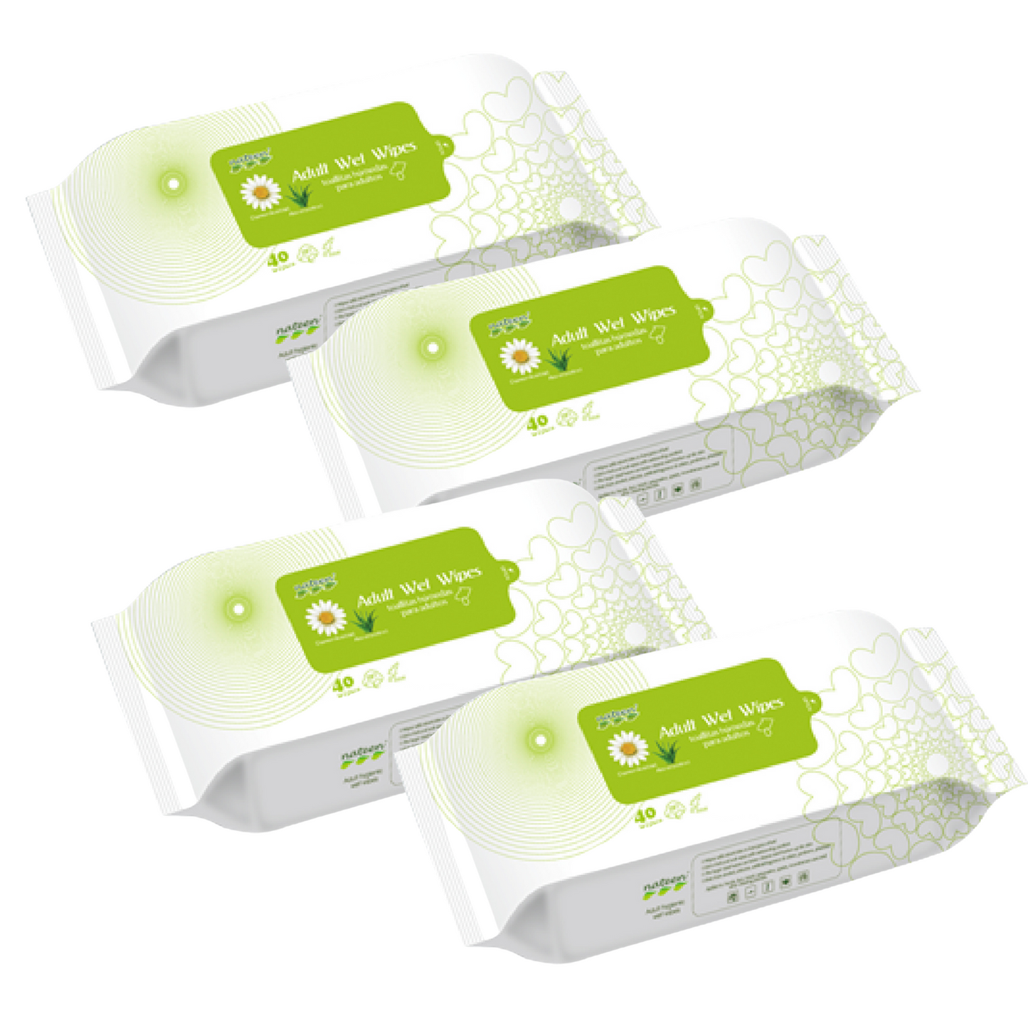 Nateen Wet Wipes (40 Pieces)
