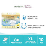 Nateen Super ClothAir (Adult Diapers - 10 Pieces)