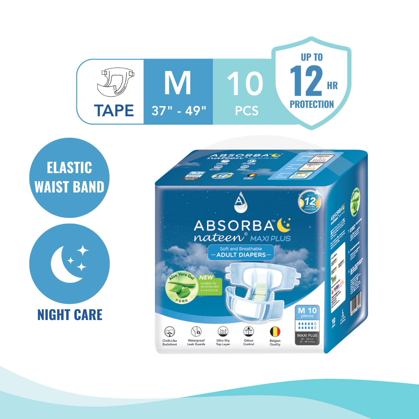 Nateen MAXI Plus Adult Diapers