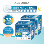 Nateen Maxi Plus (Adult Diapers - 10 Pieces)