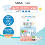 Nateen Soft (Adult Diapers - 10 Pieces)
