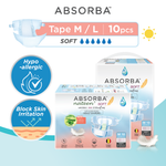 Nateen Soft (Adult Diapers - 10 Pieces)