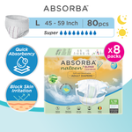 Nateen Super ClothAir (Adult Diapers - 10 Pieces)