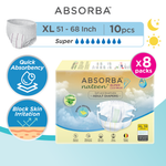 Nateen Super ClothAir (Adult Diapers - 10 Pieces)