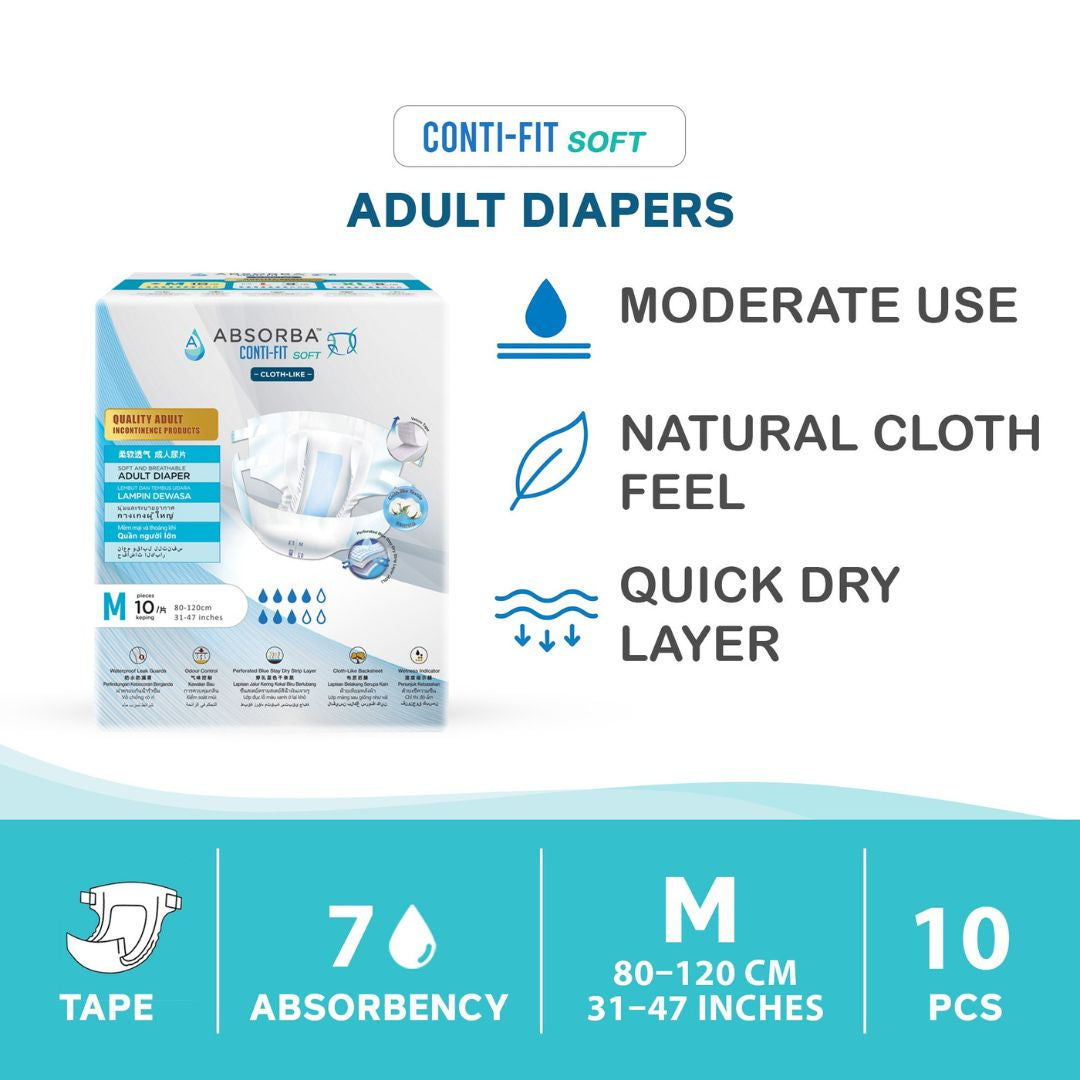 Conti-Fit Soft Adult Diapers