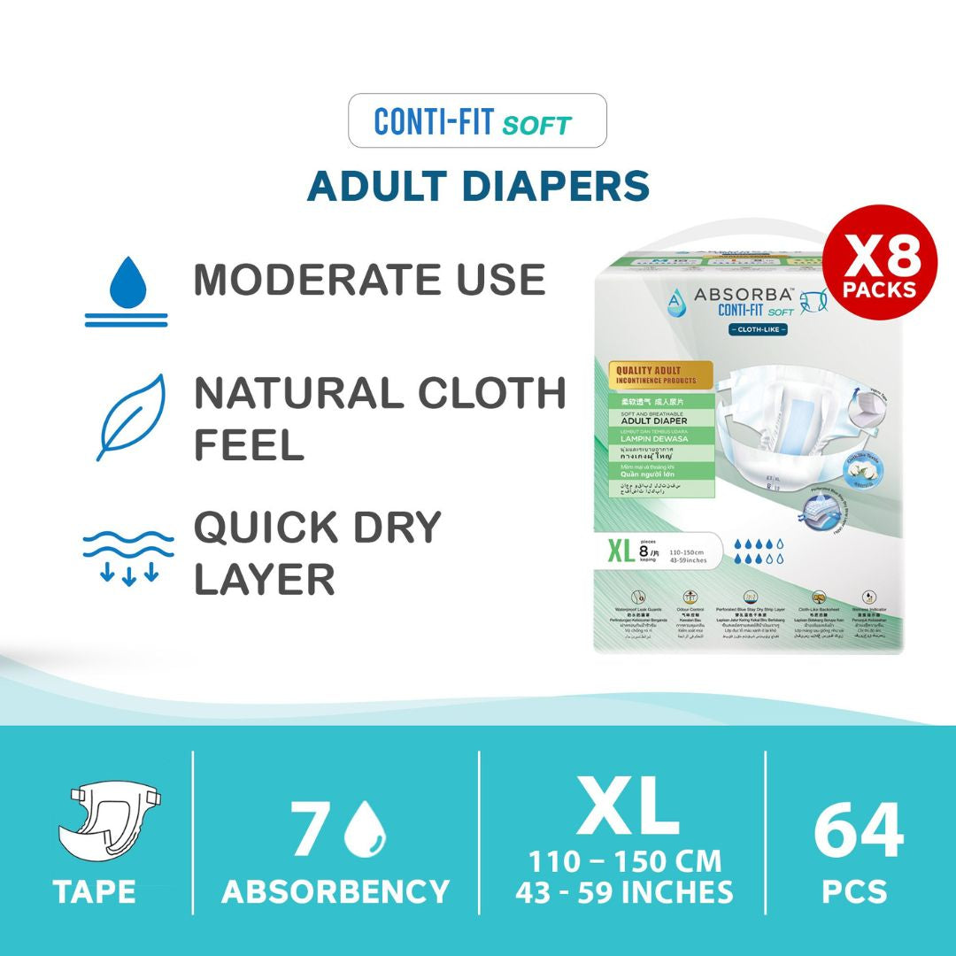 Conti-Fit Soft Adult Diapers