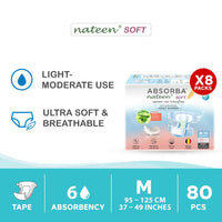 Nateen Soft (Adult Diapers - 10 Pieces)
