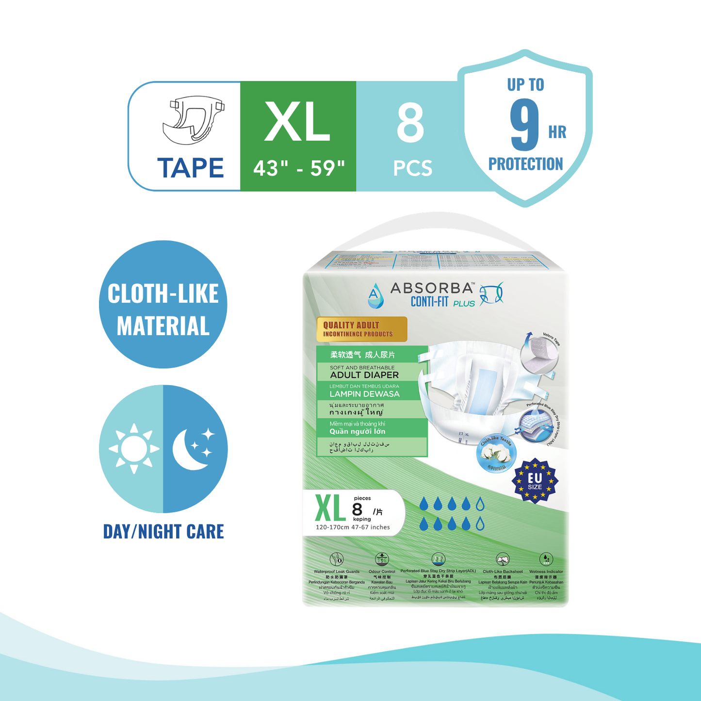 Conti-Fit Plus Adult Diapers