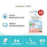 Nateen Soft (Adult Diapers - 10 Pieces)