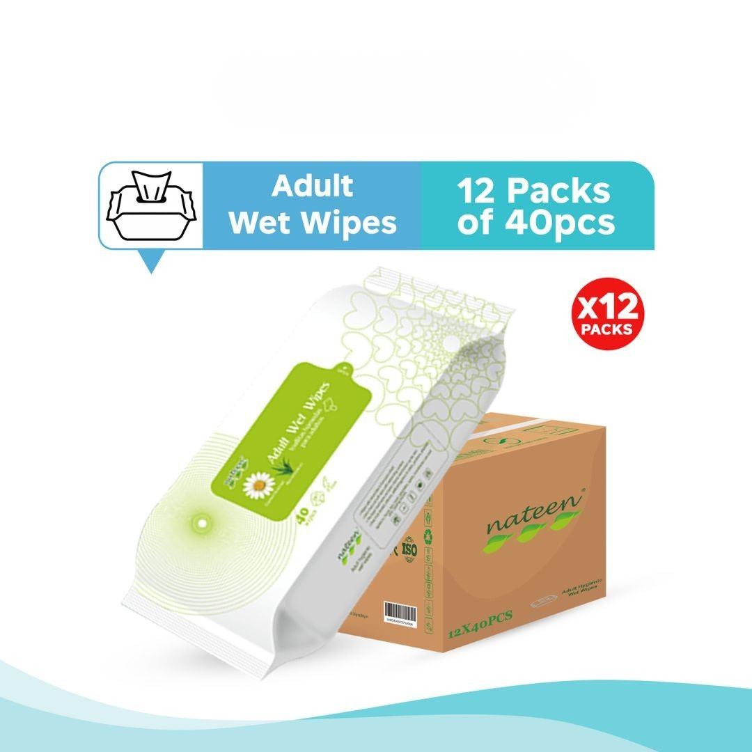 Nateen Wet Wipes (40 Pieces)
