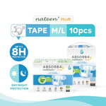 Nateen Plus (Adult Diapers - 10 Pieces)