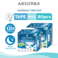 Nateen MAXI Plus (Adult Diapers - 10 Pieces)