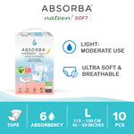 Nateen Soft (Adult Diapers - 10 Pieces)