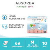 Nateen Soft (Adult Diapers - 10 Pieces)