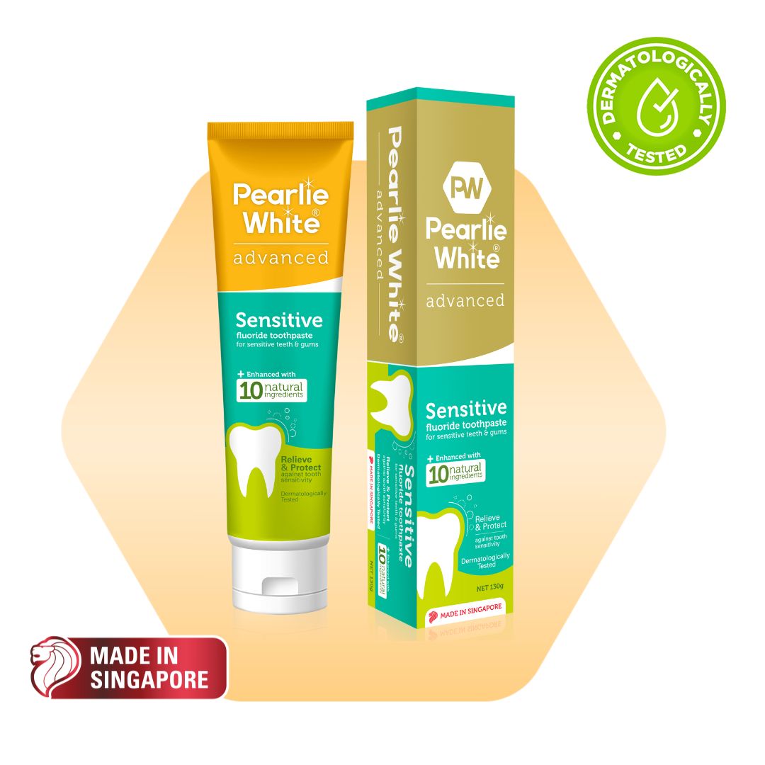 Pearlie White Advanced Sensitive Fluoride Toothpaste 130gm – Absorba ...