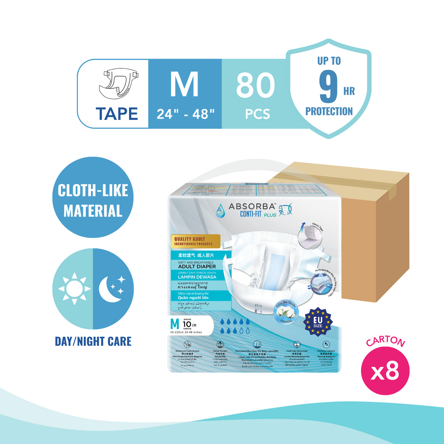 Conti-Fit Plus Adult Diapers