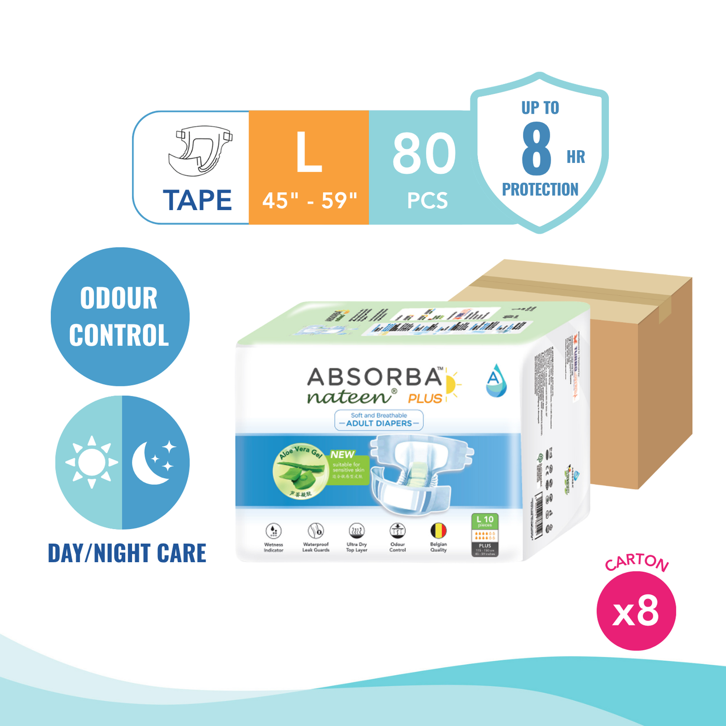 Nateen Plus Adult Diapers