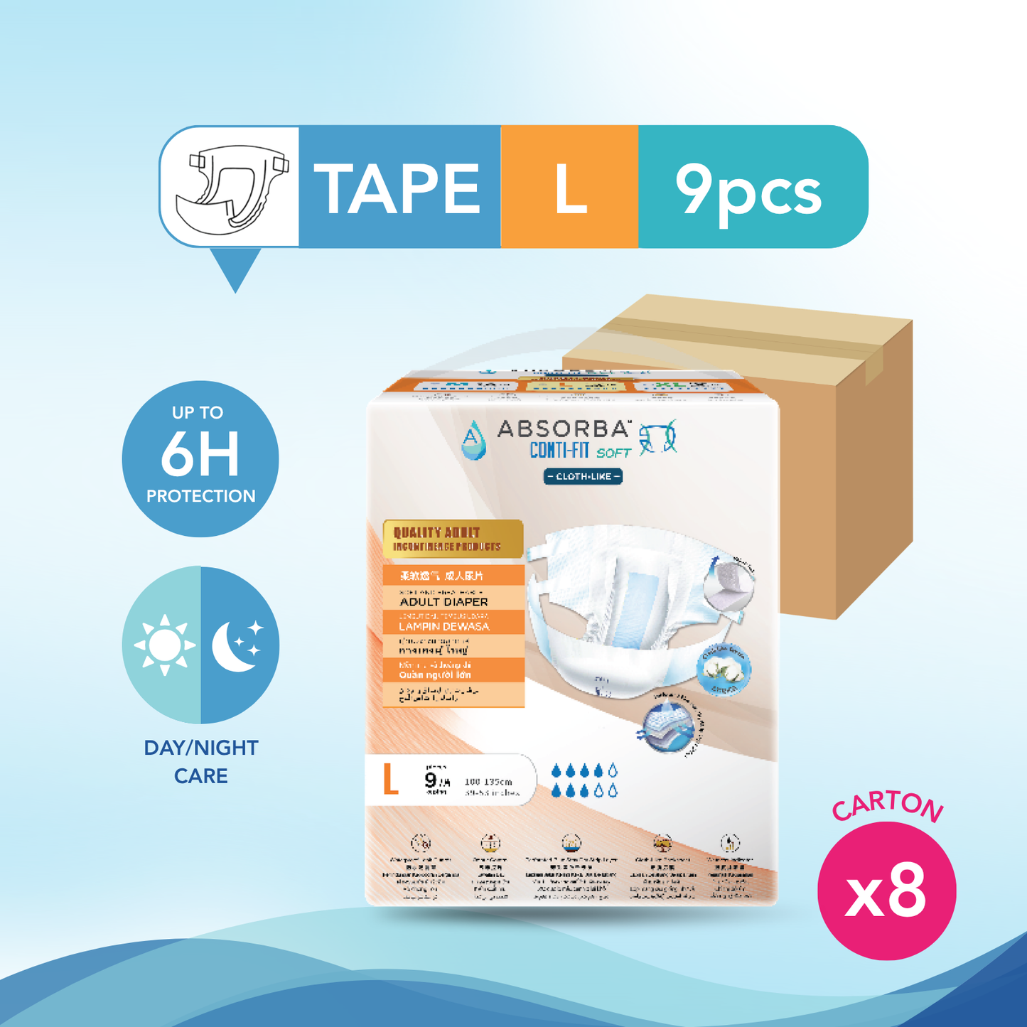 Conti-Fit Soft Adult Diapers