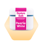 Pearlie White Denture Bath - Denture Container With Rinsing Basket