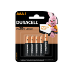 Duracell Alkaline AAA Batteries, pack of 5