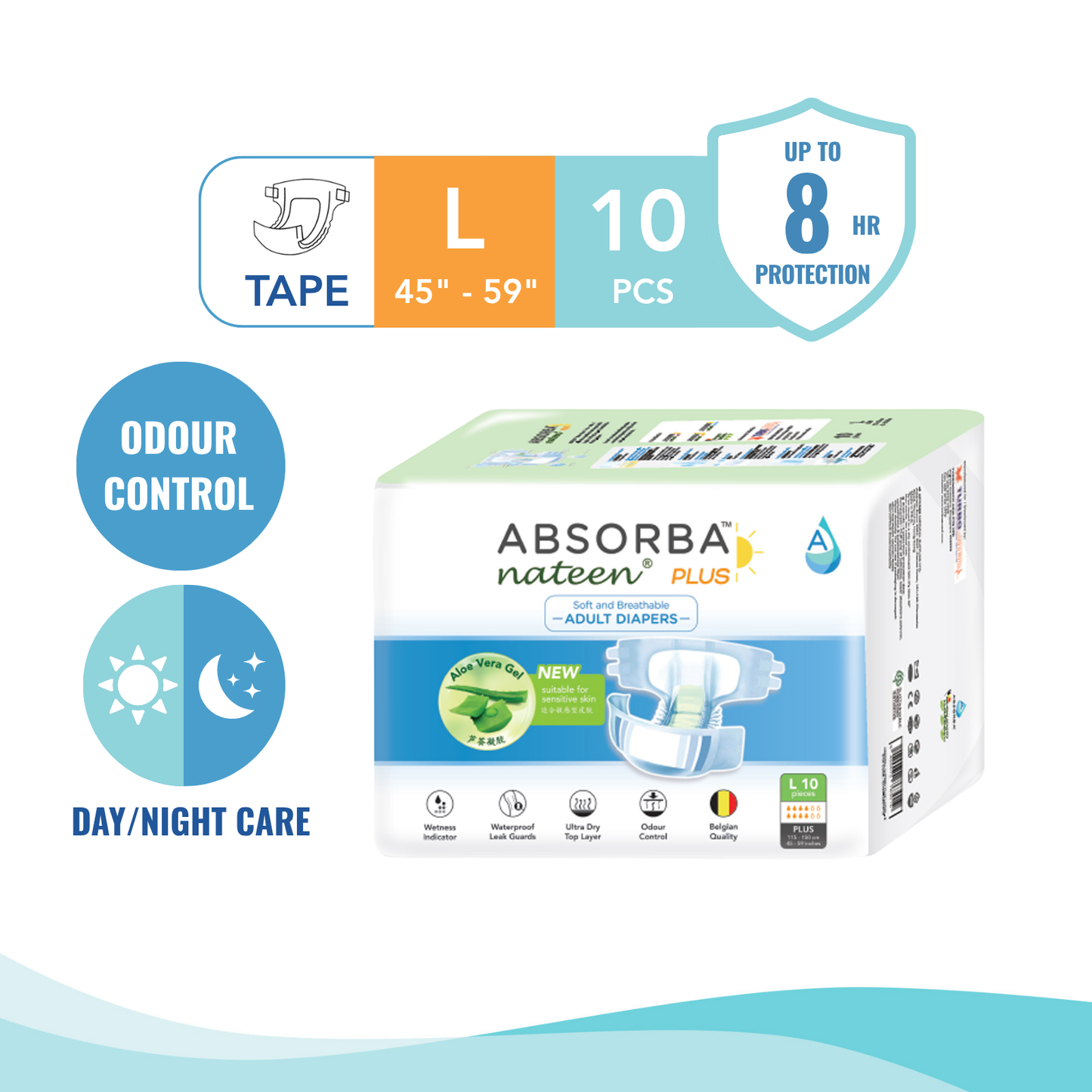 Nateen Plus Adult Diapers