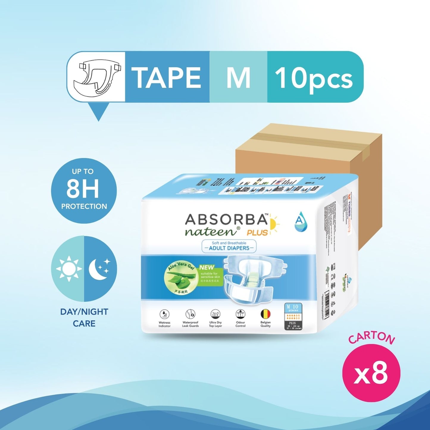 Nateen Plus Adult Diapers