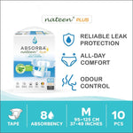 Nateen Plus (Adult Diapers - 10 Pieces)